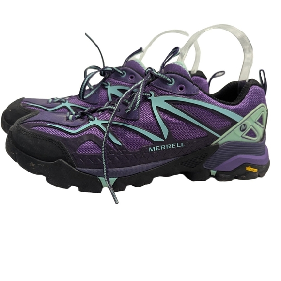 Merrell Women Capra Sport Hiking Athletic Shoe Royal Lilac Purple Size 10 - Picture 10 of 10